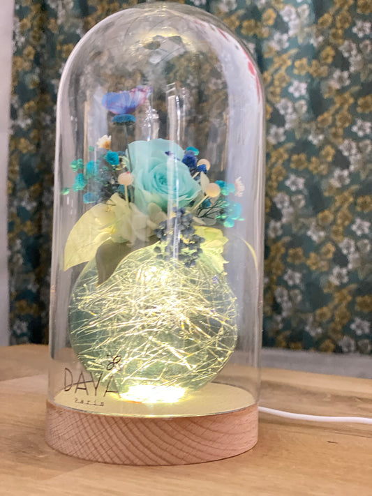 VEILLEUSE LUMINEUSE TAILLE S Bleu ciel